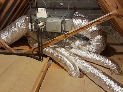 ducted AC installation